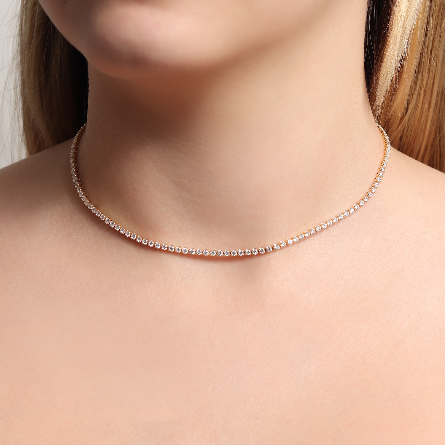 Choker Riviera - em banho ouro 18k - Imagem 3