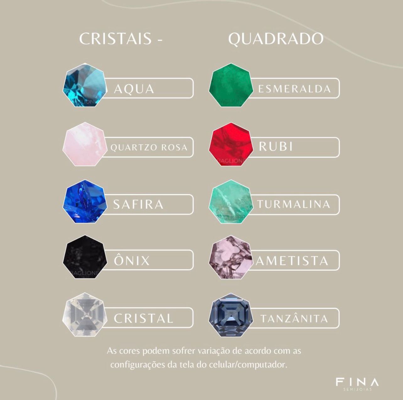 Brinco Personalizado Quadrado - em banho ouro 18k - Imagem 2