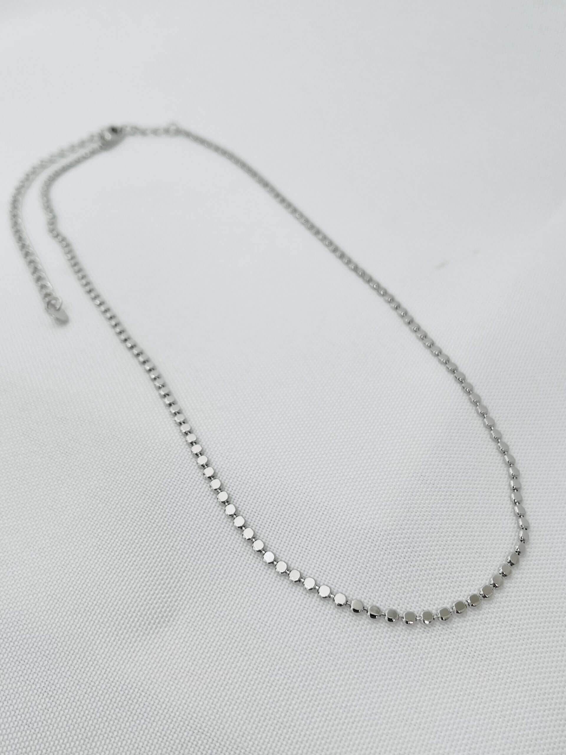 Choker Esfera - em banho ródio branco - Imagem 3