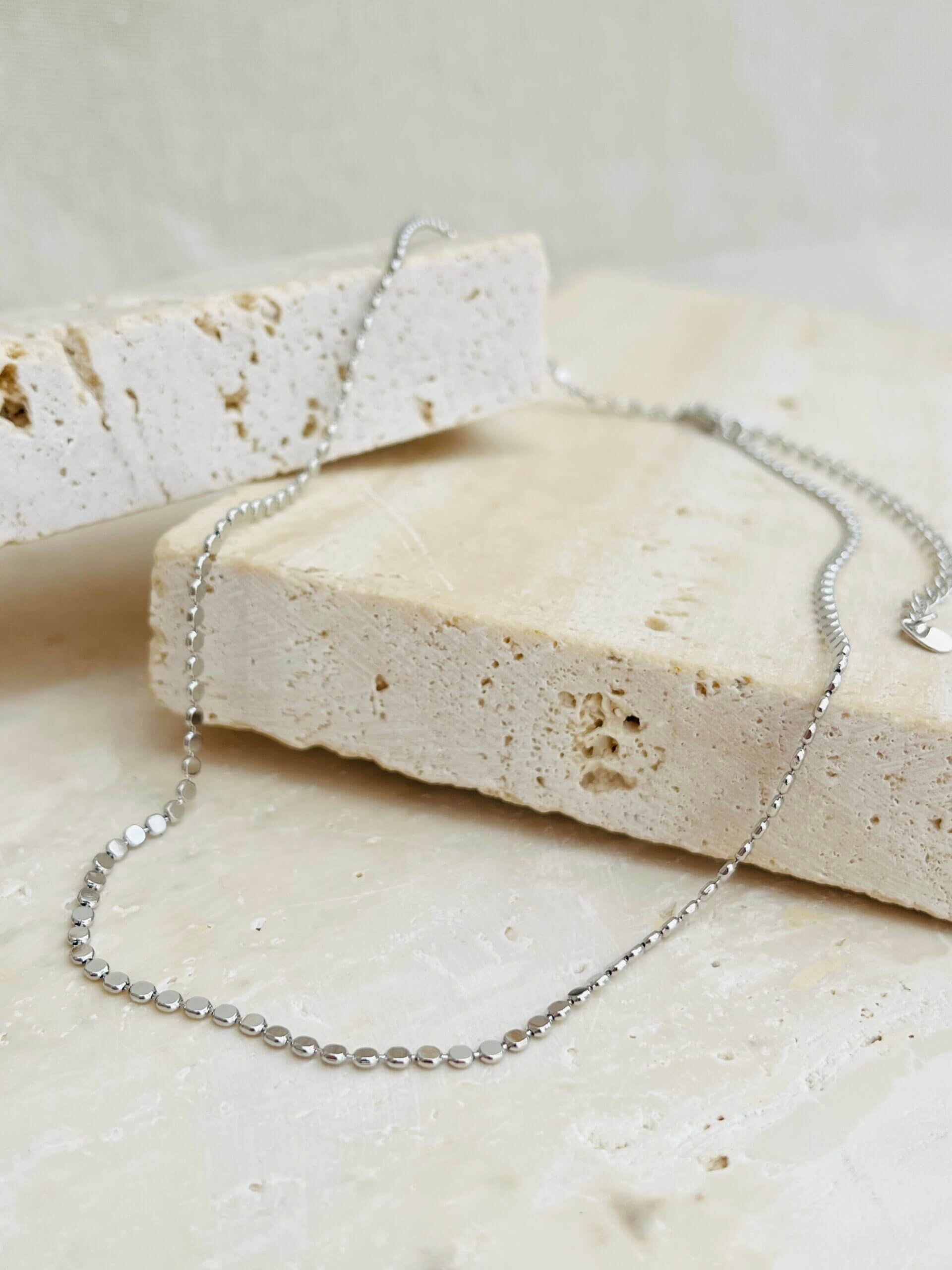 Choker Esfera - em banho ródio branco - Imagem 2