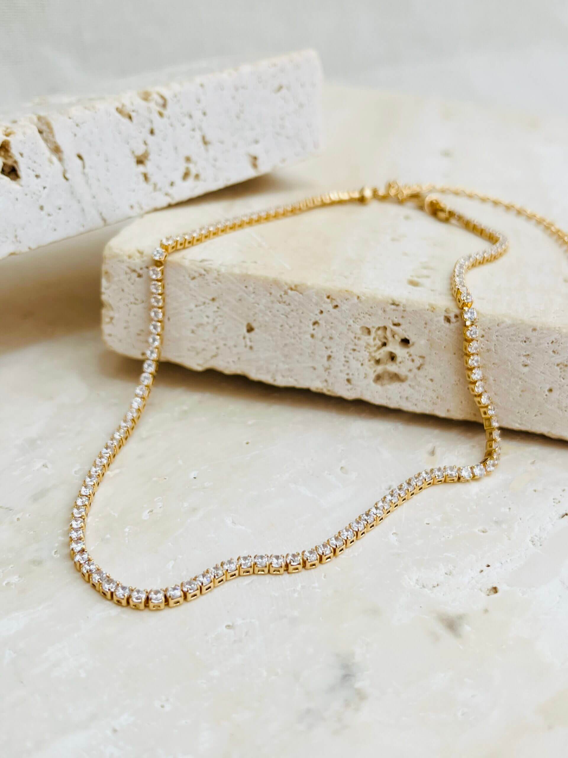 Choker Riviera - em banho ouro 18k - Imagem 2