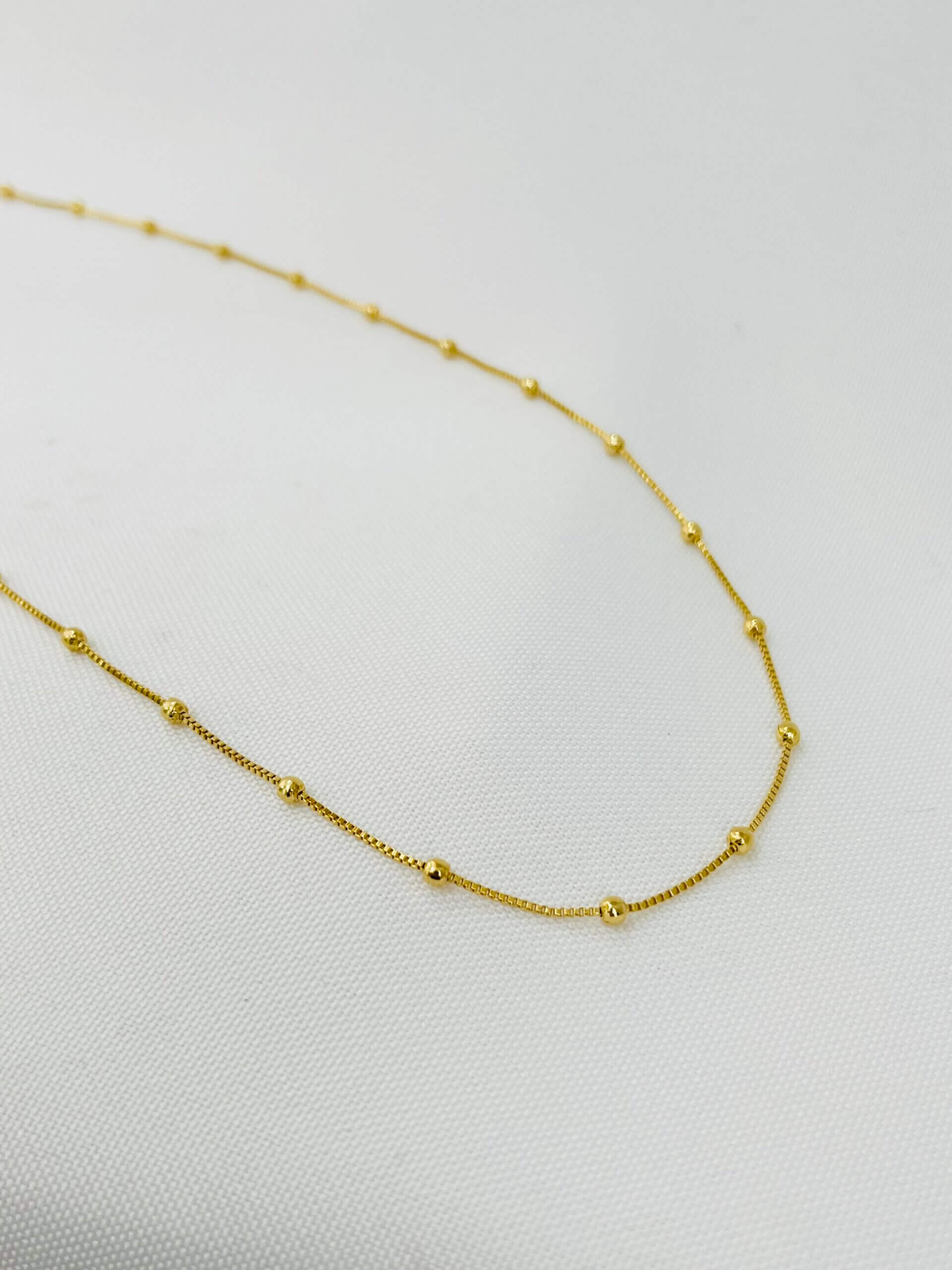 Colar Militar Longo - em banho ouro 18k