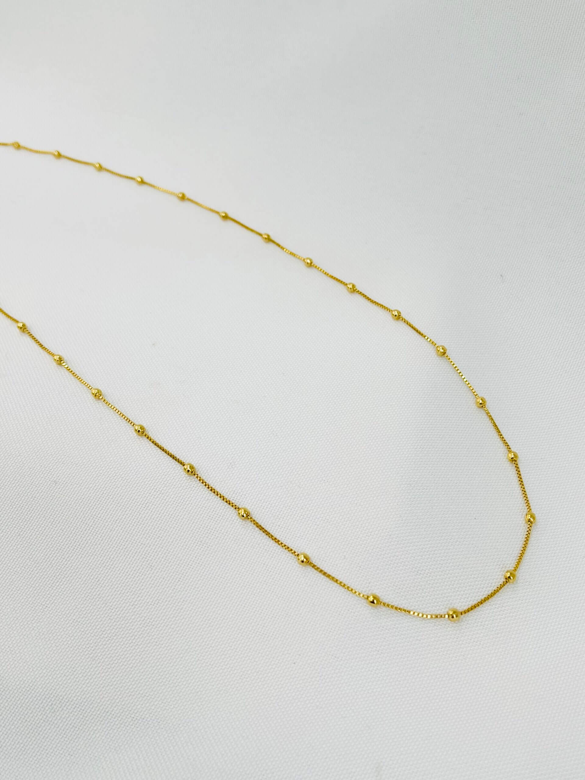 Colar Militar Longo - em banho ouro 18k - Imagem 3