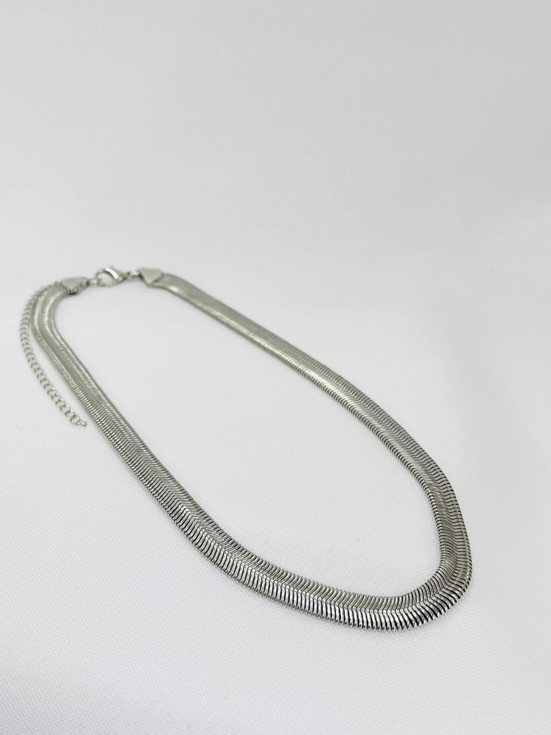 Colar Snake - Ródio Branco - Imagem 3