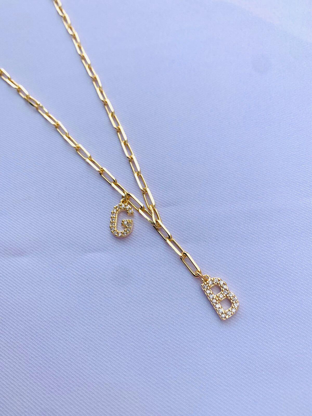 Colar Personalizável Mey - em banho ouro 18k - Imagem 2