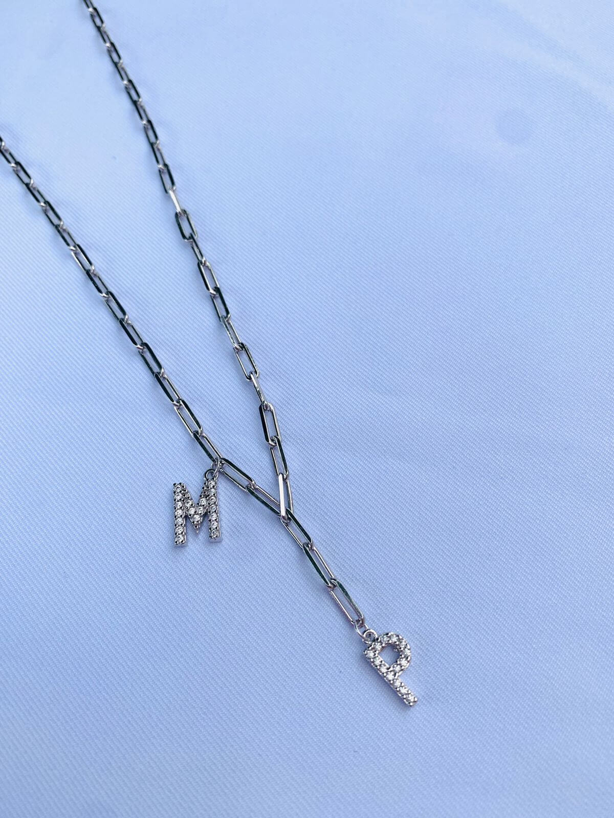 Colar Personalizável Mey - em banho ródio branco - Imagem 2
