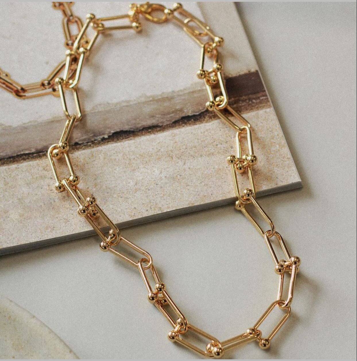 Colar Bruna - em banho ouro 18k - Imagem 3