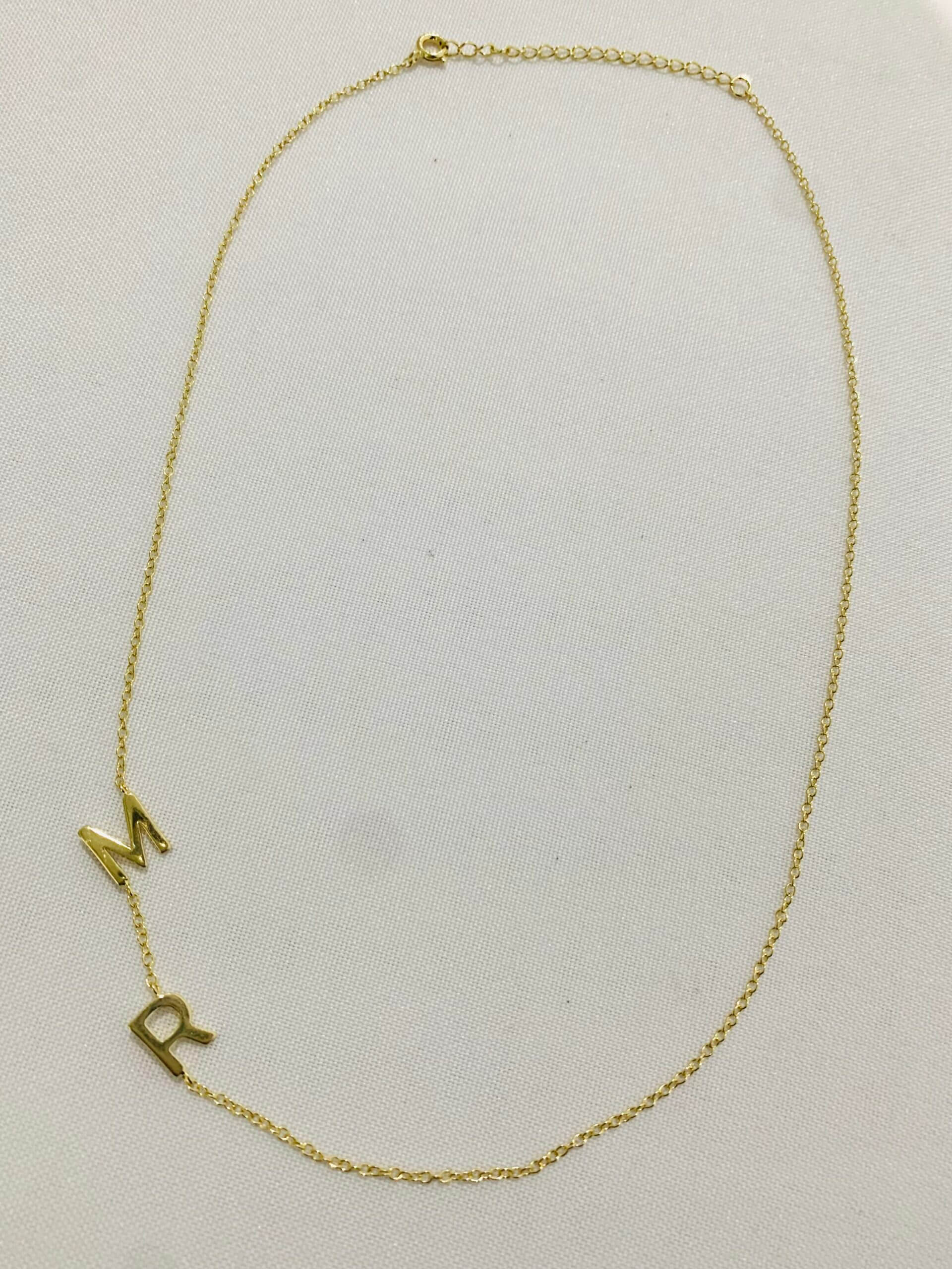 Personalizável Leticía - em banho ouro 18k
