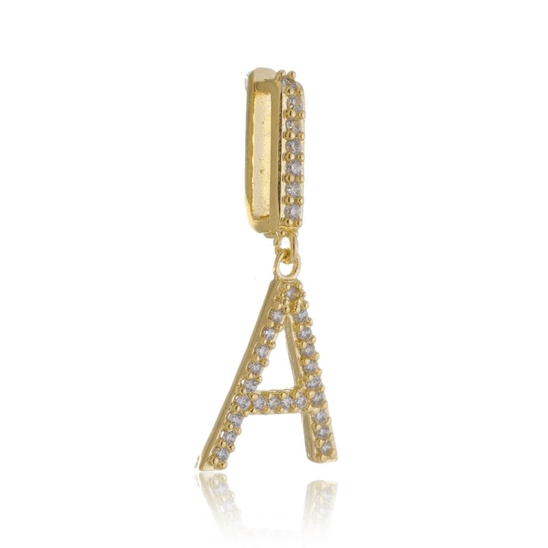 Pingente Cravejado Luxo - em banho ouro 18k