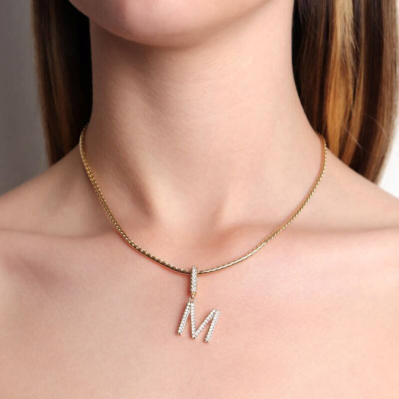 Pingente Cravejado Luxo - em banho ouro 18k - Imagem 2