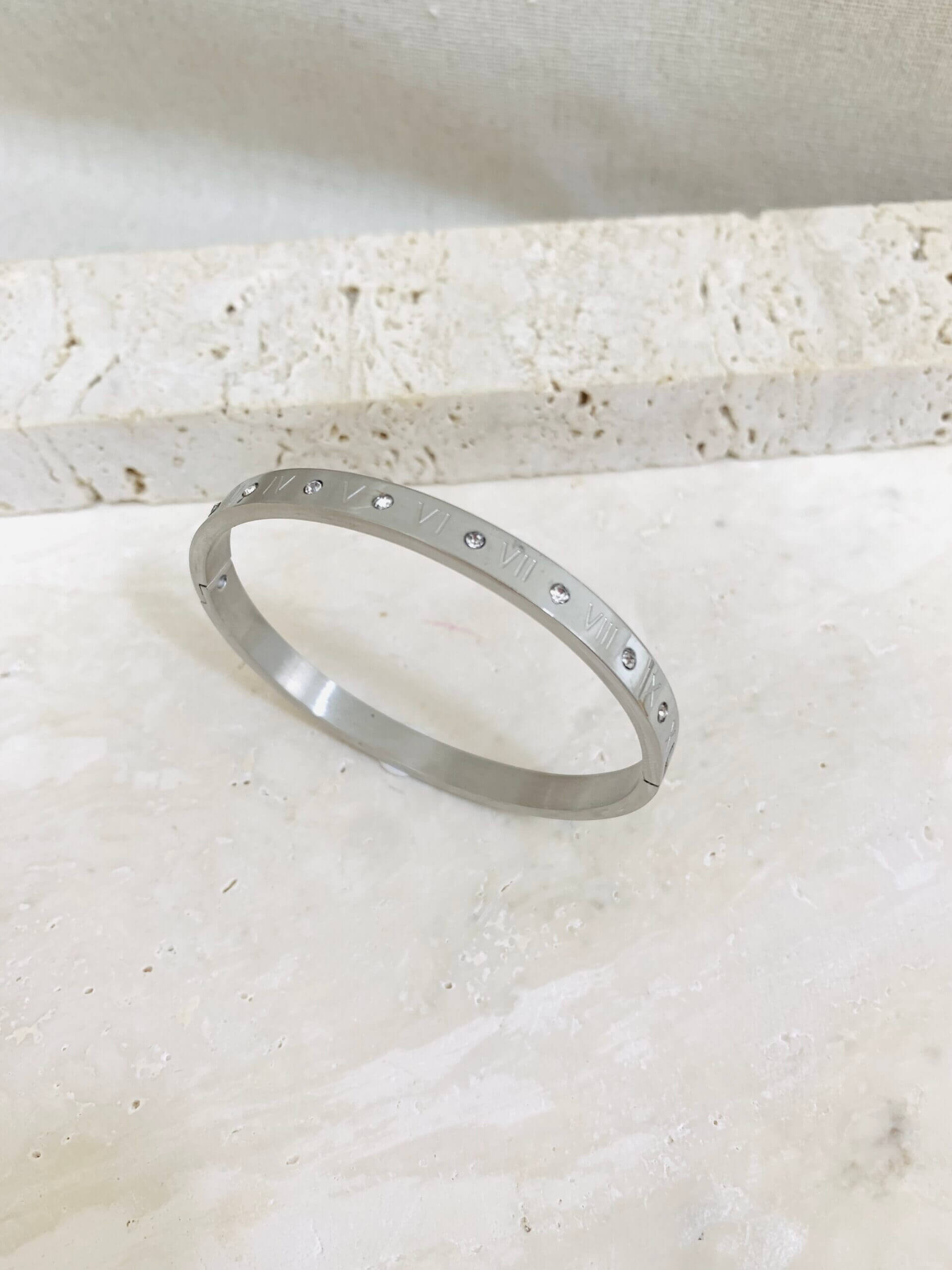 Bracelete Ponto de Luz Delicado Júlia - em ródio branco - Imagem 2