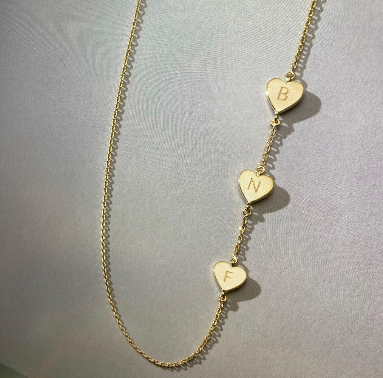 Colar personalizável Liz - em prata925 com banho ouro 18k. - Imagem 2