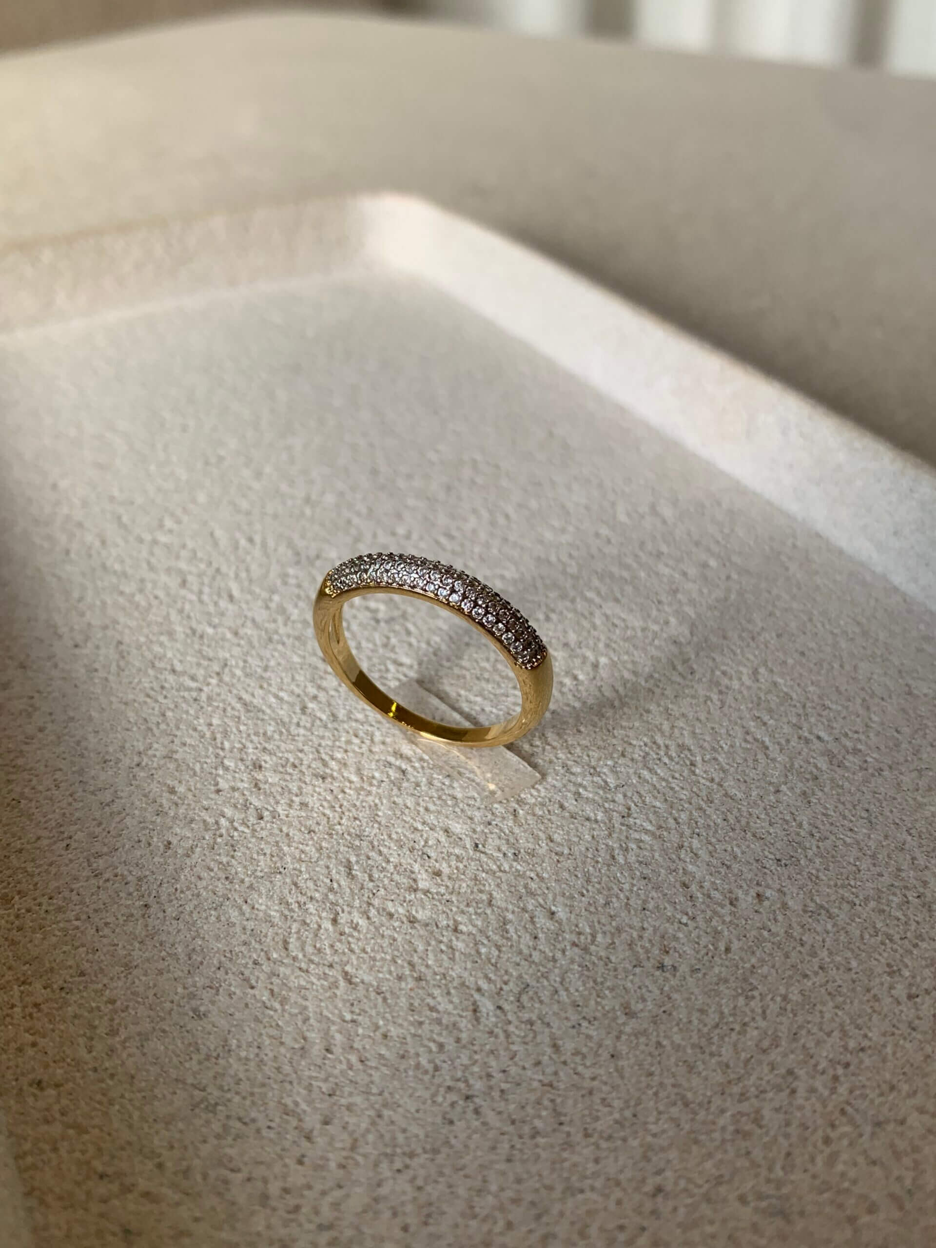 Aparador Cravejado Giulia - em banho ouro 18k - Imagem 2