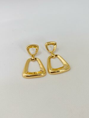 Brinco Pendurado Simone - banho ouro 18k