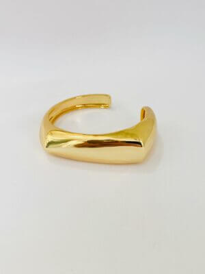 Bracelete Tubular Paola - em banho ouro 18k