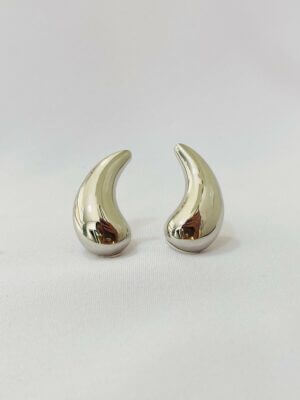 Earcuff Tubular Paola - em banho de ródio branco