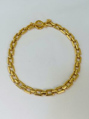 Colar de Elos Andrea - em banho ouro 18k