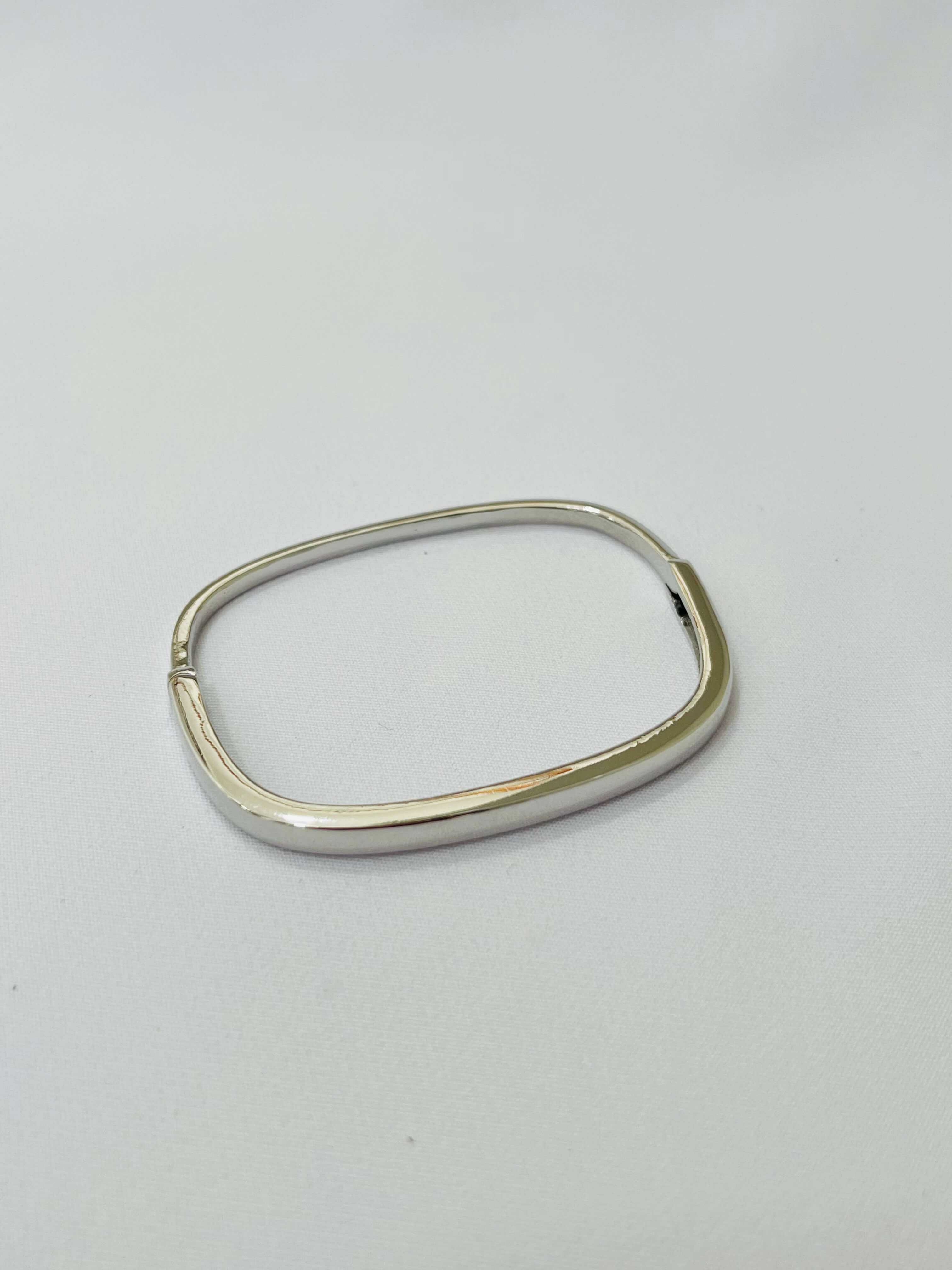 Bracelete Fino Ursula - em banho de ródio branco