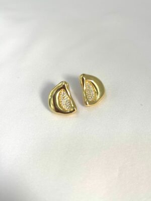 Brinco Future Sara - no banho Ouro 18k