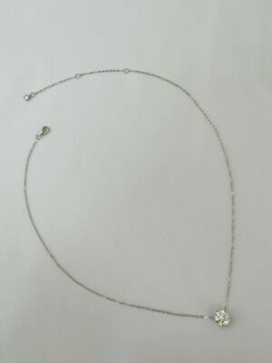 Alternative view of Colar Ponto de Luz em Moissanite 10mm