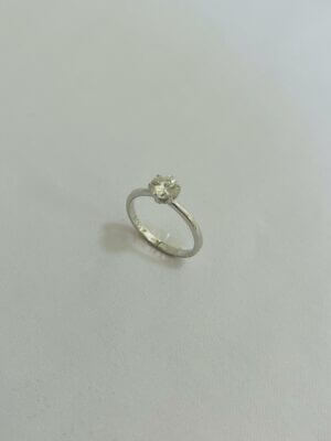 Alternative view of Anel Solitário em Moissanite 6,5mm