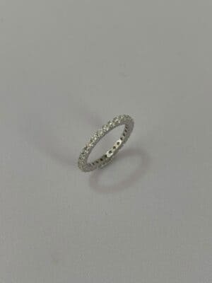 Aparador em Moissanite - Prata 925